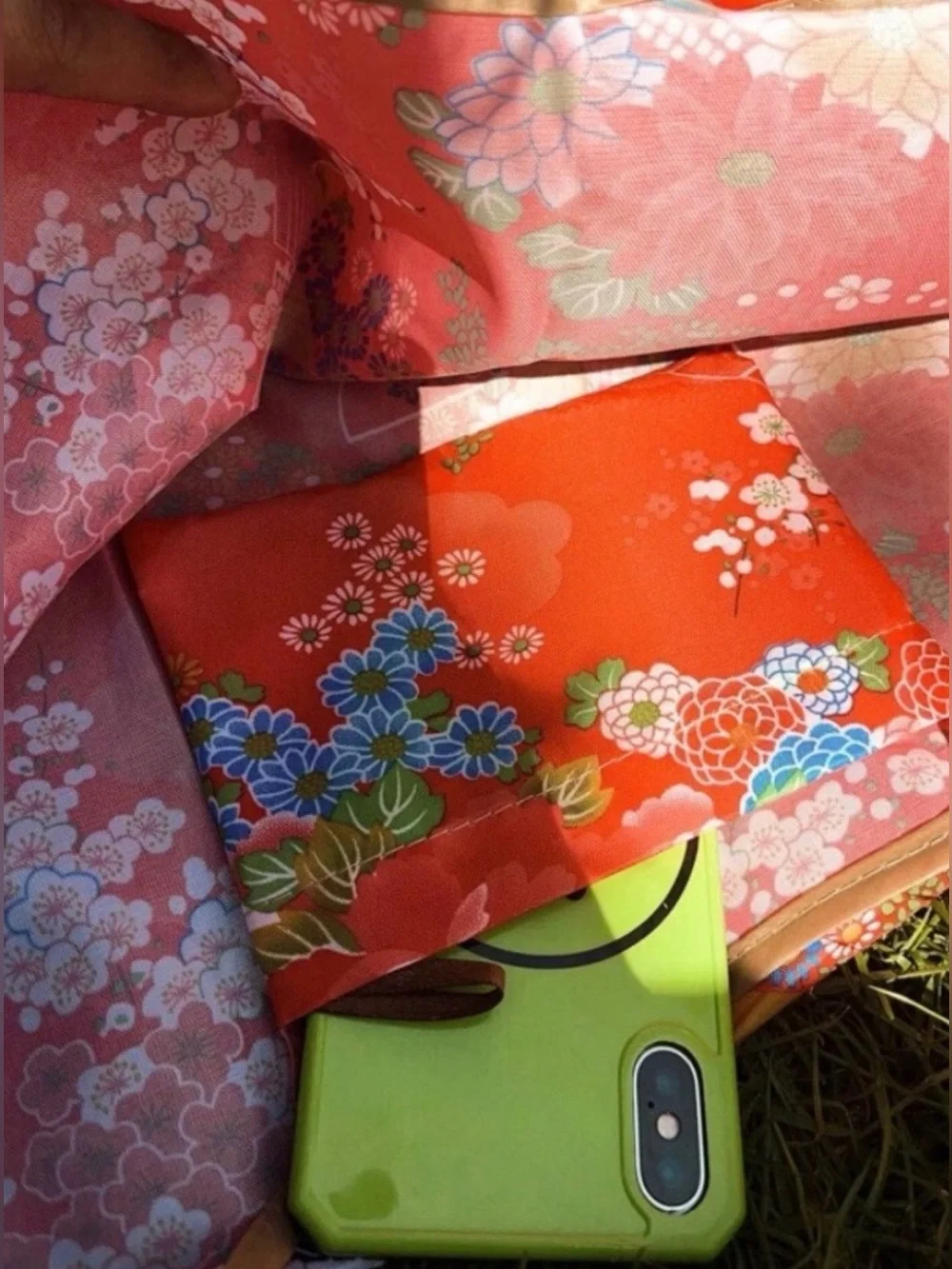 New Asian Inspired Art Print Reusable Shopping Tote - Errand Bag  / Gym Bag